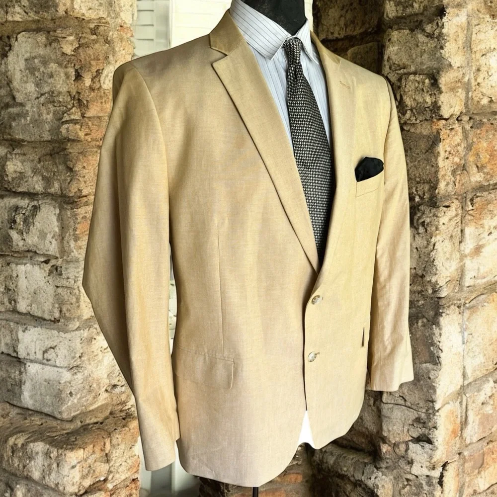 Stafford Tan Sport Coat Classic Fit Versatile Design☑️ - Picture 3 of 12